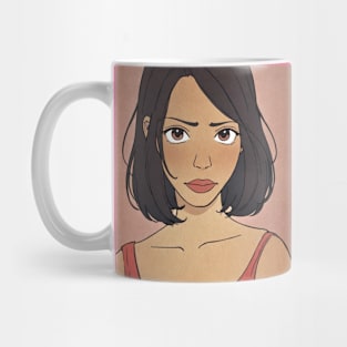 Anime Girl Painting Mug